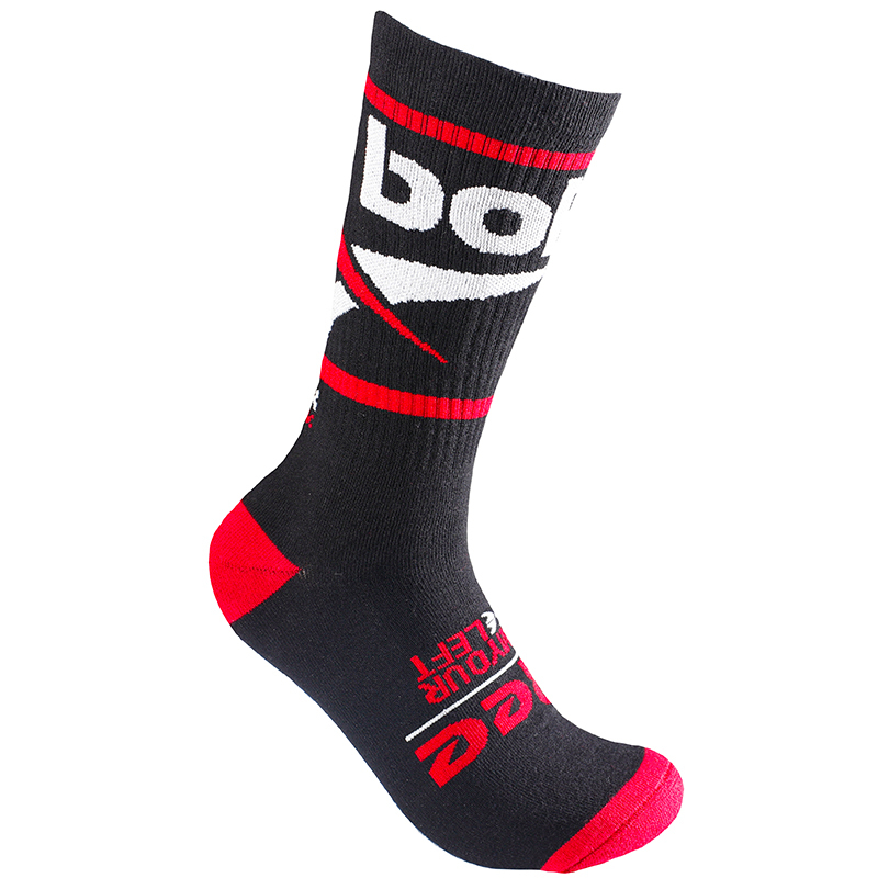 Suitable for Reebok Lm Course Group Exercise, High-Top Pure Cotton Fitness Aerobic Training Dance Running Socks for Men and Women, Black and White