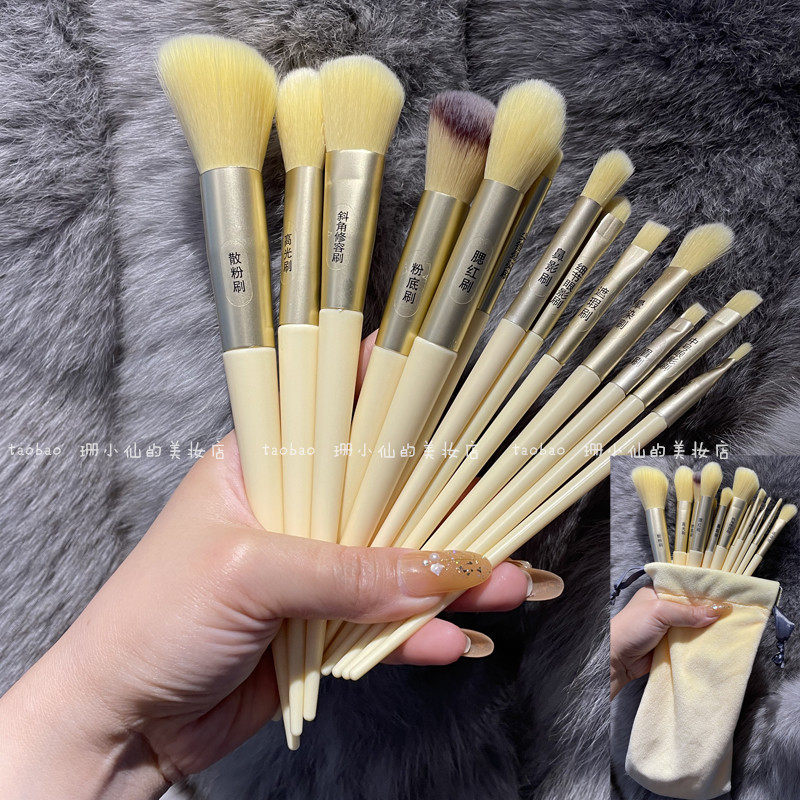 Makeup brush suite of 13 soft brush supersoft beginners eye shadow blush brush beauty brush makeup tools