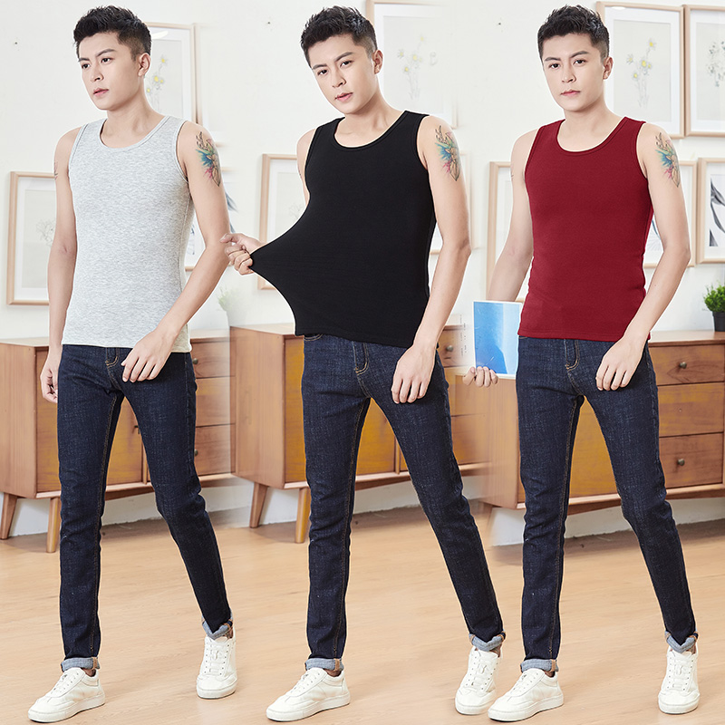 Ngựa vest nam cộng với nhung cộng mens dày mùa xuân, mùa thu và mùa đông gần bông ấm trẻ chặt chẽ mùa đông vai.