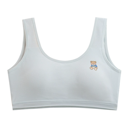 Нижнее белье для школьников, детский бюстгальтер-топ, хлопковый бюстгалтер, для средней школы