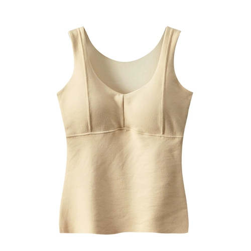 Утепленная майка топ, демисезонный топ с чашечками, удерживающее тепло приятное телу нижнее белье