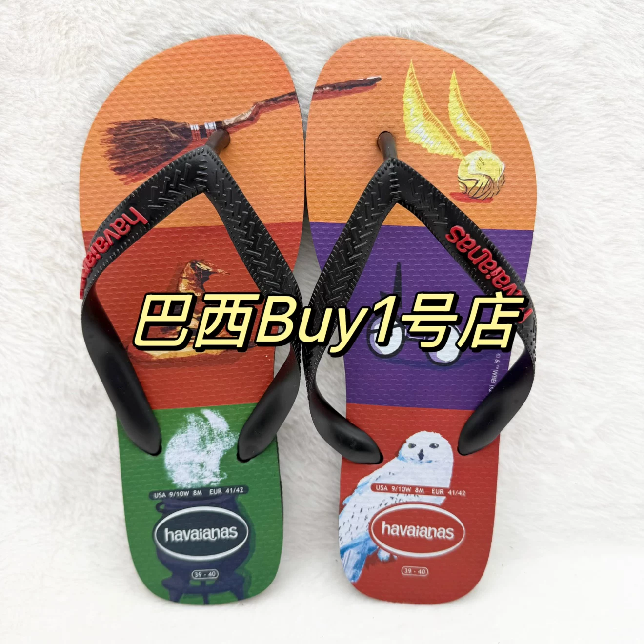 Хаваианас/Havaianas мужские сланцы с рисунком Marvel совместная коллекция, пляжные шлепанцы с антискользящей подошвой