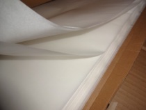 Double sided oil resistant baking paper resistant to temperature 250-degree baking pan paper 40 * 60cm 50 sheets of oven paper