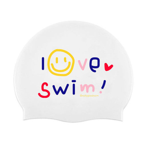 Korea reallygoods designer professional silicone swimming cap adult men and women cartoon waterproof children