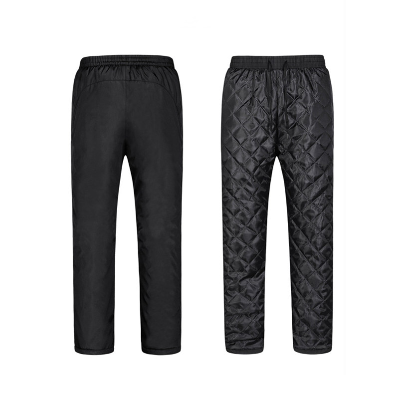 Siêu dày người đàn ông quần cũ dày cha cộng với bông đặc biệt ông già trung niên dày windproof quần cotton nam mùa đông ông già béo tăng lên.