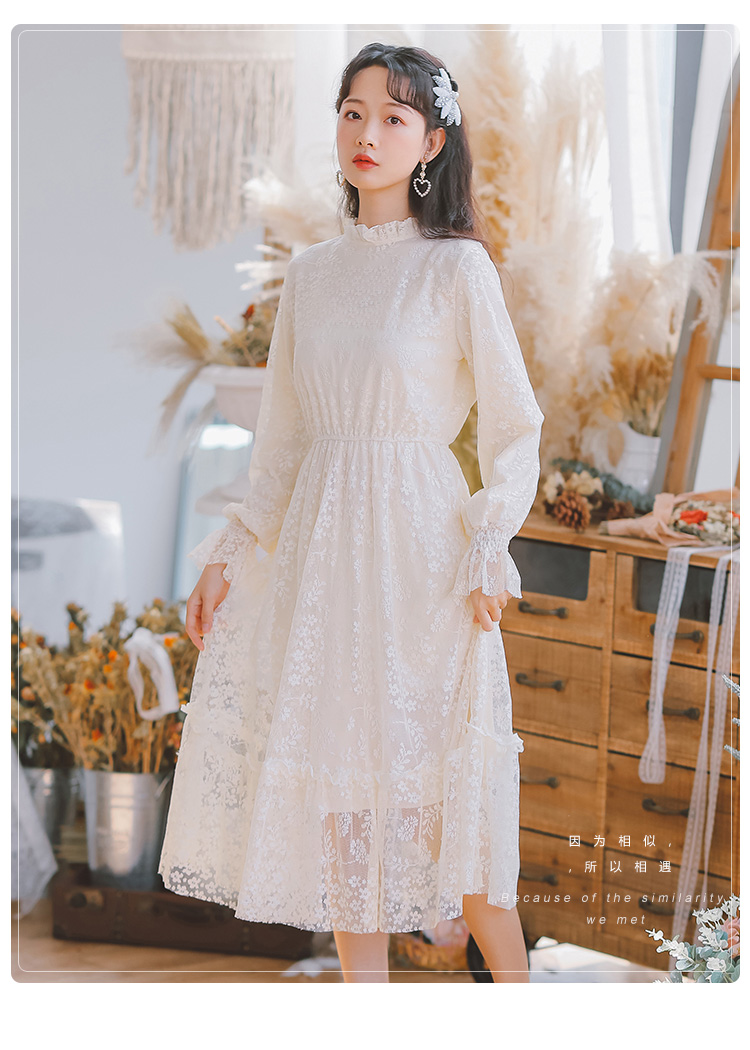 Robe été Dentelle en coton - Ref 3428831 Image 6