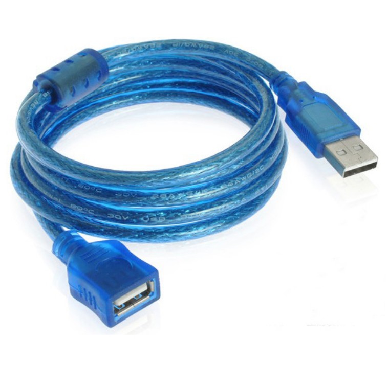 New 5 m blue USB extension line USB wireless card mouse keyboard camera extended long line pair