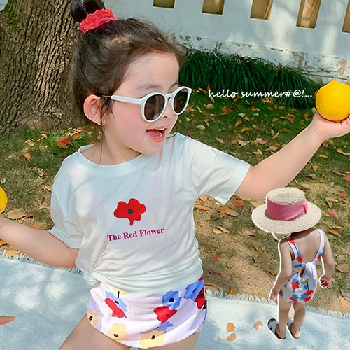 Детский милый купальник с бантиком для принцессы