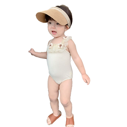 Детский купальник для плавания, в цветочек, в западном стиле