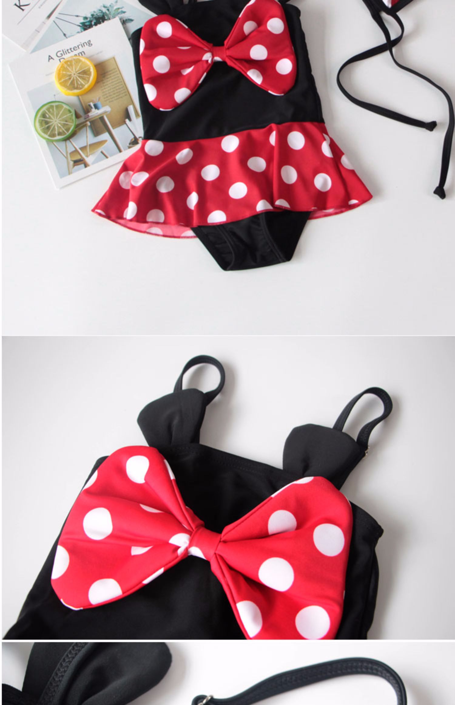 Đồ bơi cho trẻ em gái Áo xiêm Hàn Quốc Minnie Dễ thương Bé gái Cô bé Công chúa nhỏ 1-3 Đồ bơi - Bộ đồ bơi của Kid đồ bơi trẻ con