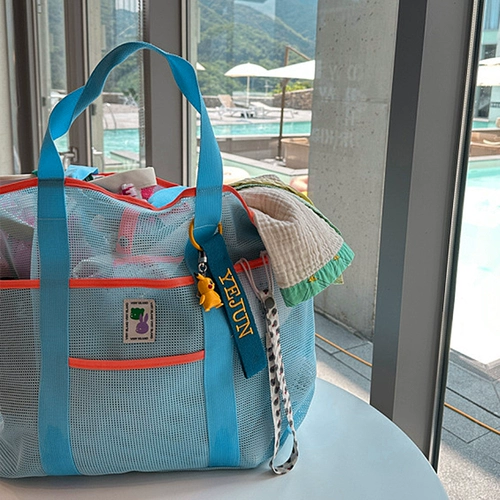 Брендовый пляжный вместительный и большой купальник для спортзала, дорожная портативная складная сумка для хранения на одно плечо, Южная Корея