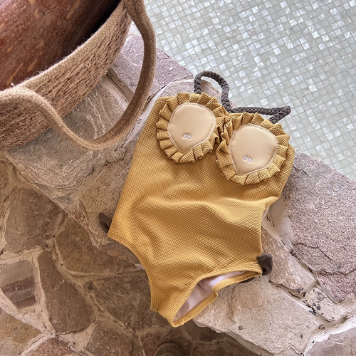 Брендовый летний детский милый комбинезон, быстросохнущий купальник