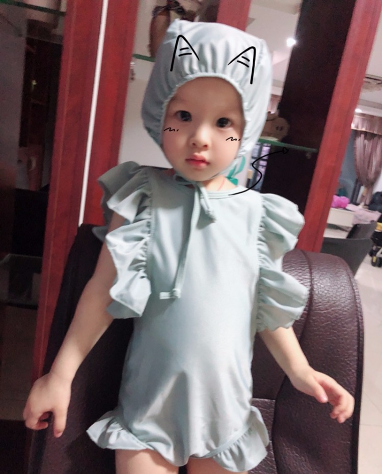 Đồ bơi cho trẻ em Cô gái trẻ em 1-3 Xiêm Dễ thương Em bé Công chúa Đồ bơi Cô gái Đồ bơi Trẻ em đồ bơi cho bé