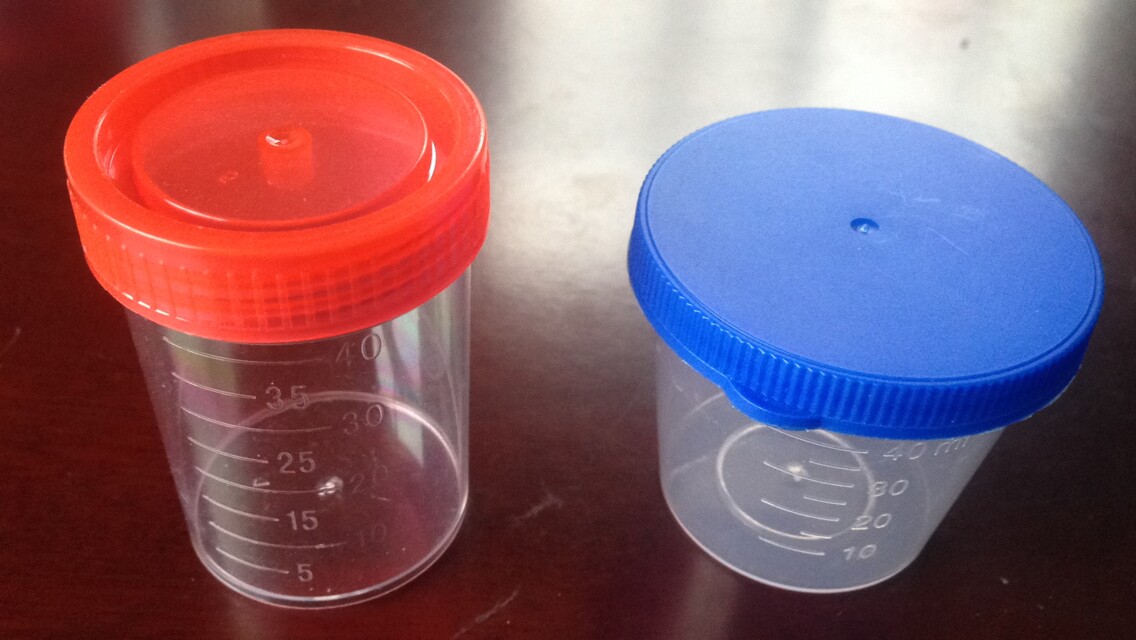 Disposable urine cup 40ml urine cup Sample cup Hand cover scaling