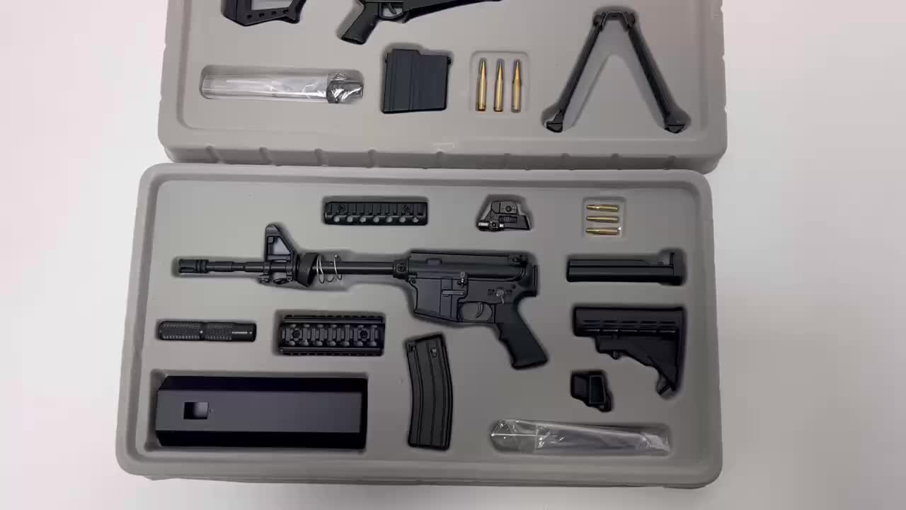 Wholesale Rifle Miniature Alloy Ar15 13 Mini Assemble Metal Gun Model