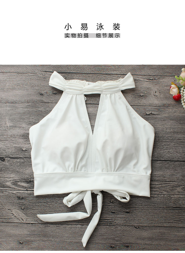 Mùa xuân nóng bỏng nhỏ khí hậu Hàn Quốc bảo thủ mỏng bikini bikini chia áo tắm nữ ba mảnh gợi cảm đồ tắm nữ
