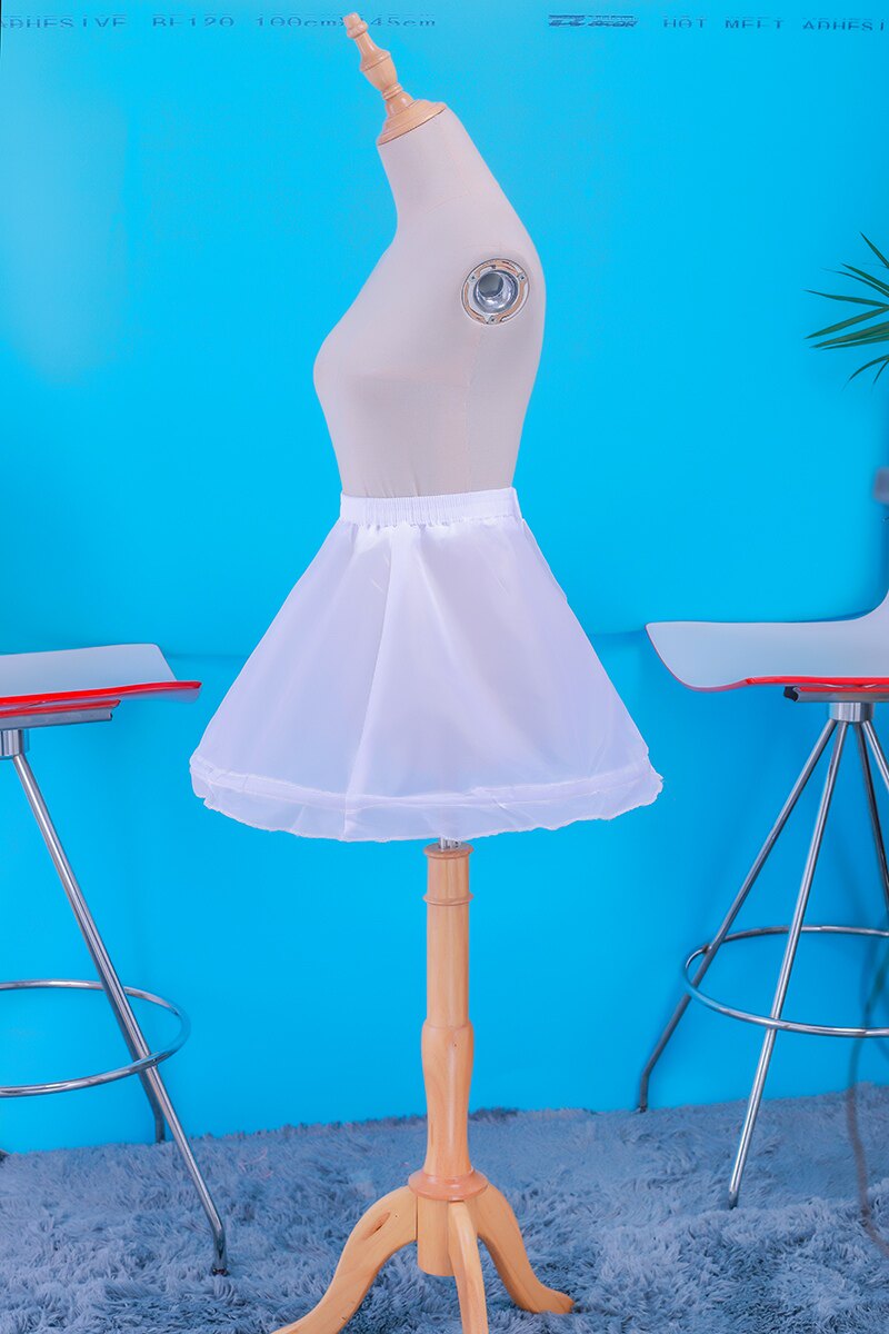 [USD 10.41] Kids' Floral Lined Princess Skirt Lining Skirt Short One