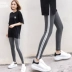 Đầm Âu 2019 xuân hè mới thời trang cotton 9 điểm chân quần đen skinny skinny mùa thu sớm legging nữ - Khởi động cắt