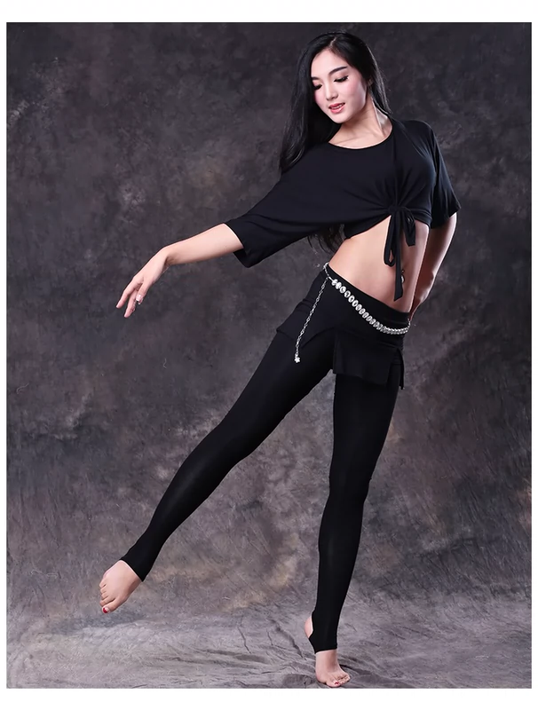 Qia bụng khiêu vũ quần đồ lót đào tạo quần legging váy Oriental dance quần áo tập thể dục quần áo quần áo phụ nữ - Khiêu vũ / Thể dục nhịp điệu / Thể dục dụng cụ