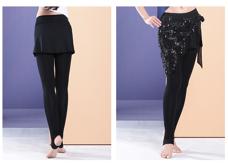 Qia bụng khiêu vũ quần đồ lót đào tạo quần legging váy Oriental dance quần áo tập thể dục quần áo quần áo phụ nữ - Khiêu vũ / Thể dục nhịp điệu / Thể dục dụng cụ giày múa ballet mũi cứng