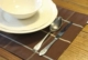 Dày rắn màu bông vải bảng placemat mat nệm vải lau tay đôi, cà phê đậm màu đỏ tía Khăn trải bàn - Khăn trải bàn khăn trải bàn thổ cẩm