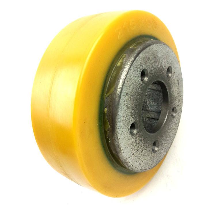 Electric pile high machine wheels move easy to pass BT electric carrying cart stacking high car driving wheels 215 * 75 90 Active wheels