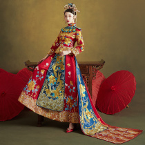 Xiuhe dress bride 2021 new wedding dress Chinese Xiuhe wedding dress trailing wedding dress toast dress wedding dress 2020