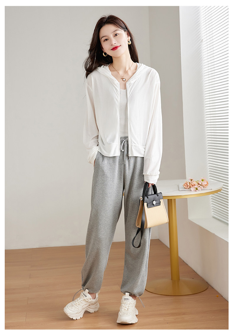 Одежда модная солнца защиты 防晒衣女款夏季冰丝透气短款小个子2025新款女士防晒服轻薄款外套