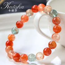 Katisha Arusha Bracelet Female Sand Sun Color Sunshine Stone Hand String Single Circle Crystal Jewelry Gift