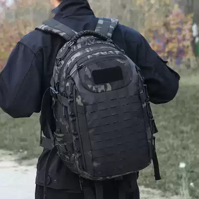 Wolf Stone Outdoor Military Fan Tactical Backbag Male Student School Bag Dragon Egg Camouflage Backpack Large Capacity Travel Mountaineering Bag