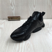 Broken clearance handling leather mens shoes 2021 autumn fashion casual round head youth elastic band wear-resistant sports shoes