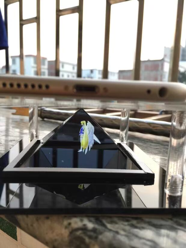 Mạ điện ảnh ba chiều nhập khẩu điện thoại di động 3D máy chiếu ba chiều hình ba chiều gọi món quà sinh nhật sáng tạo âm thanh - Phụ kiện máy chiếu khung treo màn chiếu