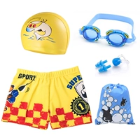 Комплект, водонепроницаемые штаны, плавательная шапочка, носовой зажим, пляжные беруши, 5 размер