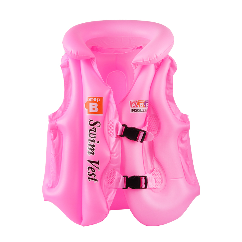 PinkXinhang   children life jacket   buoyancy inflation vest   child Swimsuit Drowning prevention Vest   Beginner Swimming equipment