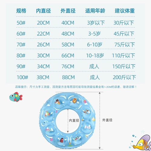 Двухэтажный надувной плавательный круг для взрослых, увеличенная толщина