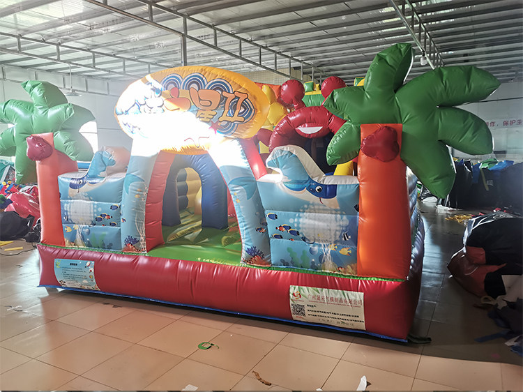 Батут 充气城堡4米x5米20平方米海洋之星城堡海底世界元素可定制 OTHER