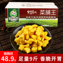 Snow rose preserved cabbage king net weight 9kg spiced radish pieces under food sweet radish dried radish pickles pickles