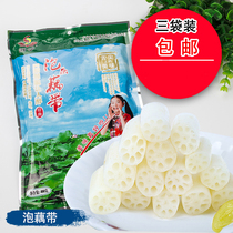 Hubei specialty Honghu bubble lotus root with sour and spicy pickled pepper lotus root tip instant food fresh kimchi appetizer cold dish