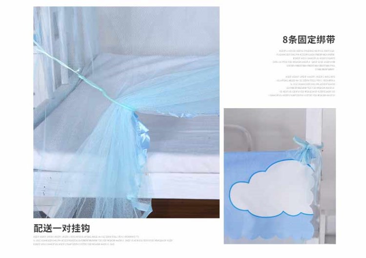 Sinh viên đại học đôi 0,9m giường đơn giường tầng trên giường ngủ ký túc xá 1m / 1,2m phòng ngủ công chúa gió mùng gấp gọn thông minh
