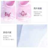 Детские туфли, розовая этническая обувь, балетки, мягкая подошва