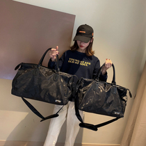 Net Red Travel Bag Mens portable short-distance travel luggage bag womens large capacity dry and wet separation Sports Fitness Bag