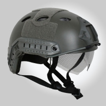 Tactical Helmet FAST Goggles Round Hole Field CS Outdoor Ride Electric Vehicle Helmet