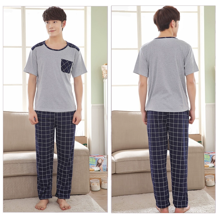 Mùa hè cotton nữ kích thước lớn dịch vụ tại nhà ngọt ngào cắt ngắn quần dài tay bộ đồ ngủ lỏng có thể được mặc