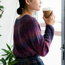 CLOUD ORGANIZATION NO 64 FLOWERS WILD SECTION DYEING YUKON SWEATER MATERIAL BAG HANDMADE DIY WOOL WIRE WOVEN SPRING WITH TUTORIAL