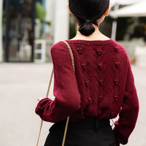 Cloud organization NO 63 warm hee spring fur coat material bag handmade diy woven stick wool thread wool with tutorial