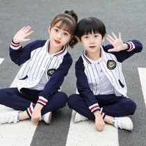 Primary school uniform Spring and Autumn Clothing of New Childrens Pure Cotton Class Clothing Clothing Clothing Kindergarten Clothing