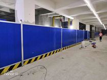 Anhui caigang construction wall municipal baffle site temporary isolation guardrail safety pvc enclosure manufacturers