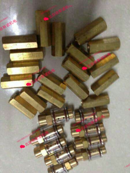 One-way valve air compressor control valve transparent oil back valve red five ring open to the Compss compressor maintenance