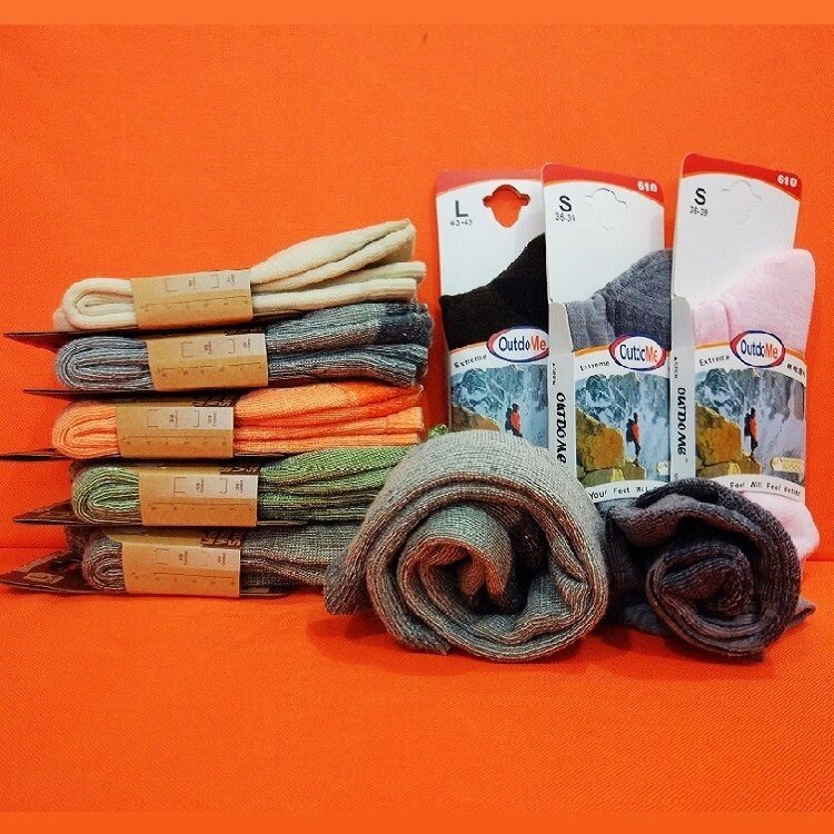 OutDOME fly off 610630560 Merlins wool socks warm and thickened outdoor climbing socks winter