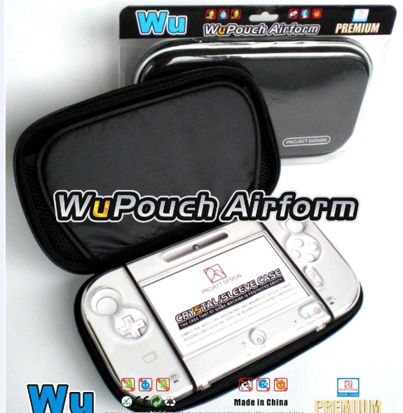 Thương hiệu sáng tạo Bản gốc Nintendo Wii u pad lưu trữ gói sang trọng wii u túi bảo quản trường hợp - WII / WIIU kết hợp wii u games